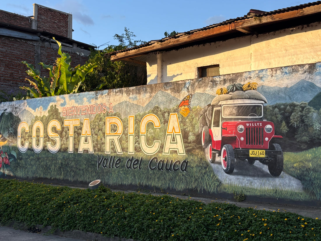 Cafe local de Costa Rica, Colombia 