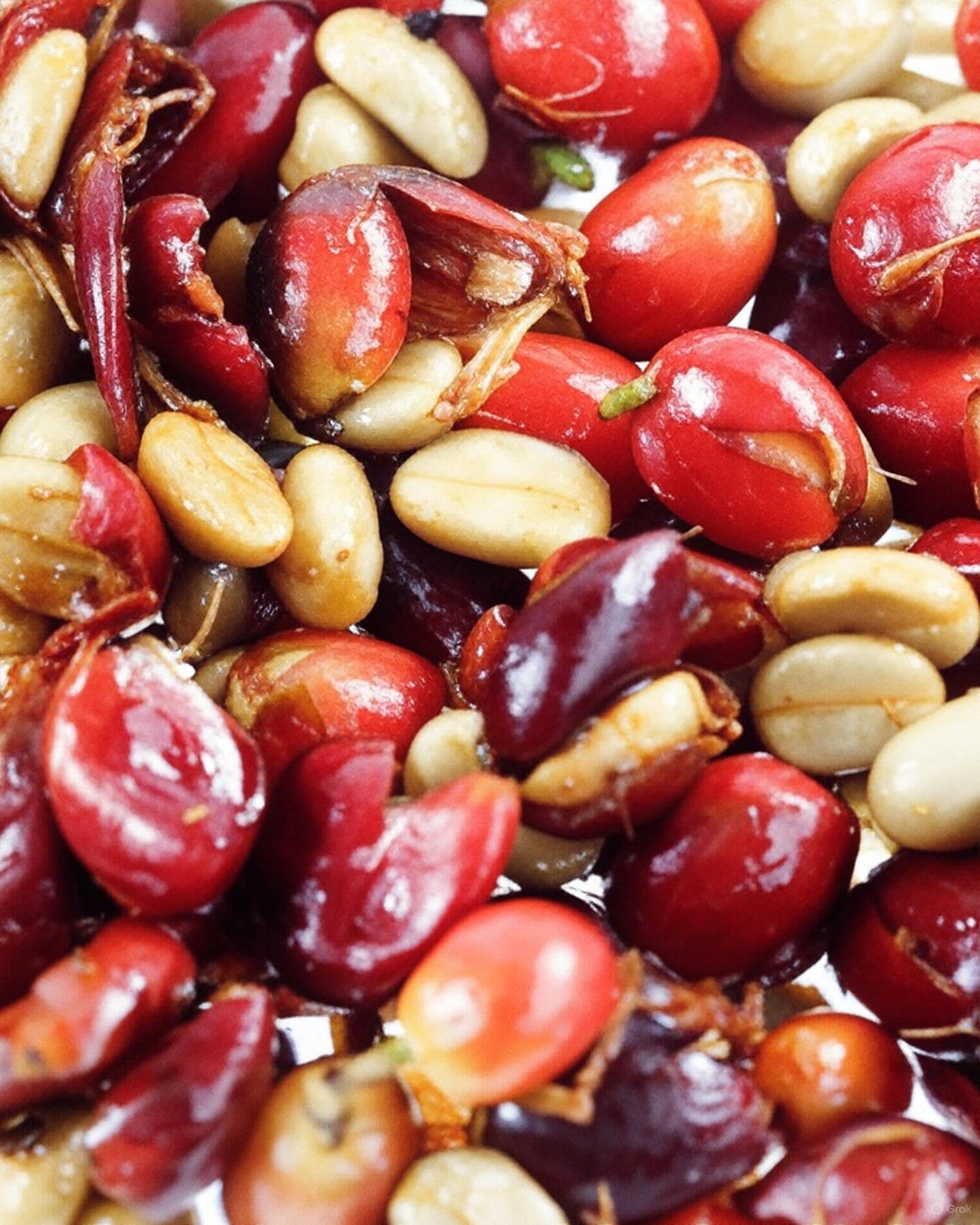 Selección manual de cerezas rojas para microlotes en finca agroforestal Magnagaea